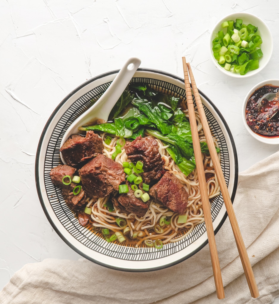 Mom's Famous Taiwanese Beef Noodle Soup