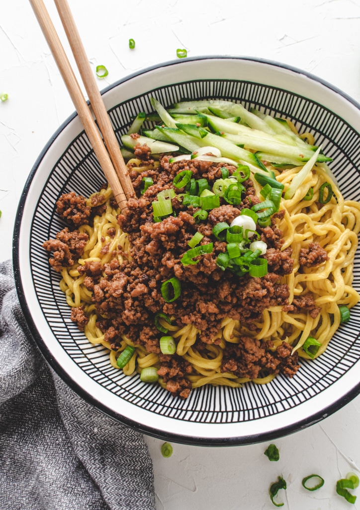 Taiwanese minced pork on rice