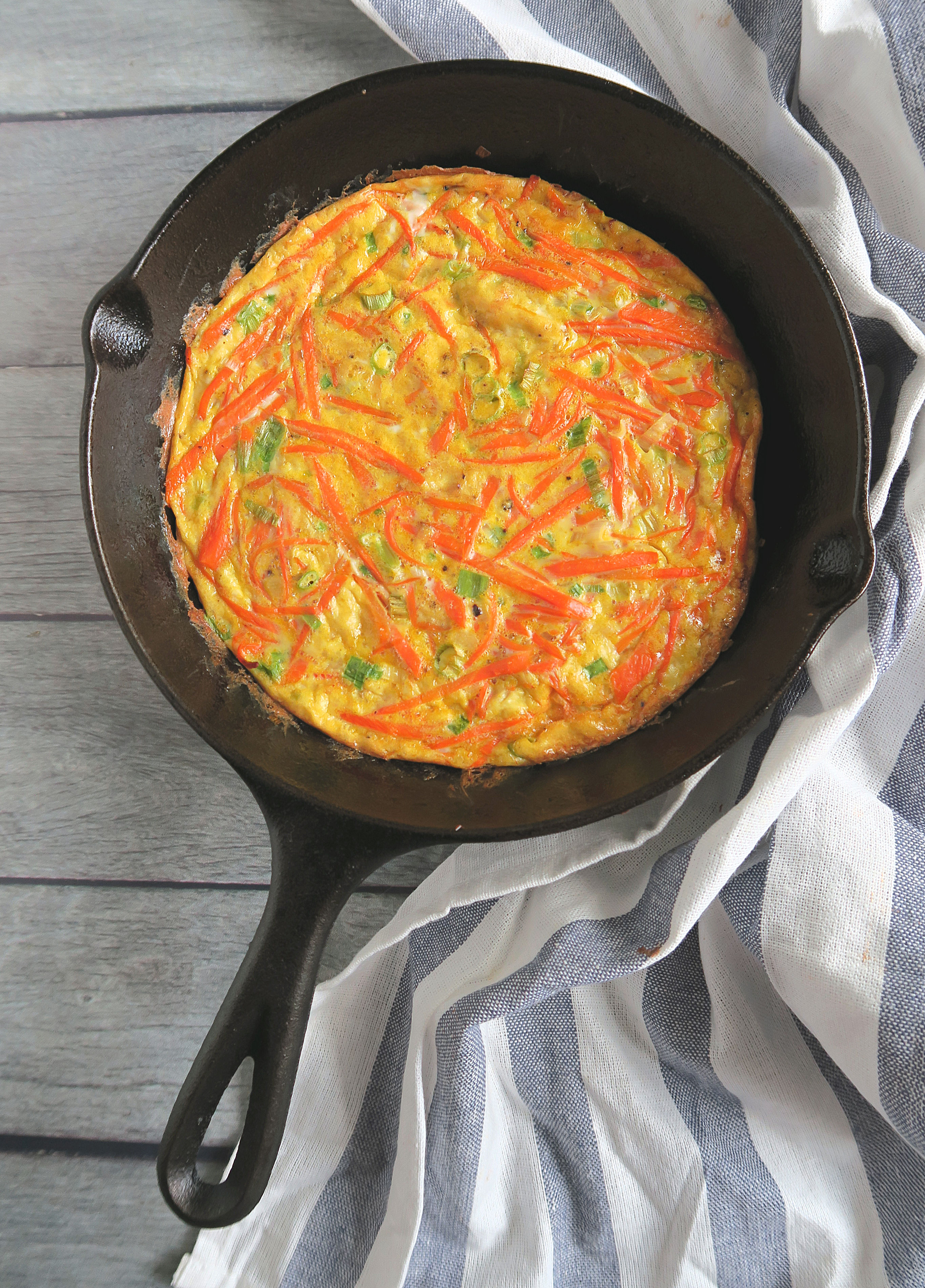 Easy Carrot Frittata - Cooking in Chinglish