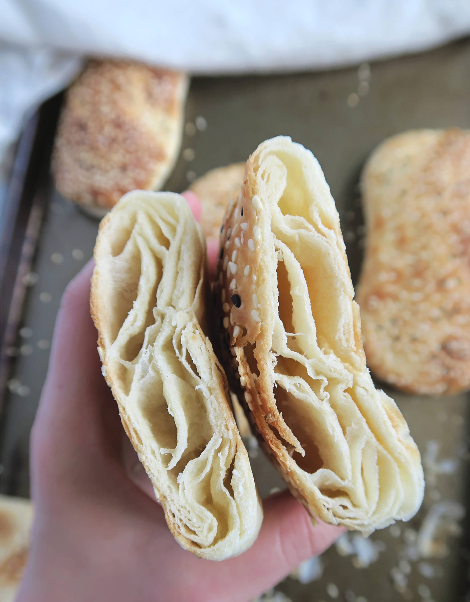 Chinese Sesame Flatbread Shaobing Cooking In Chinglish