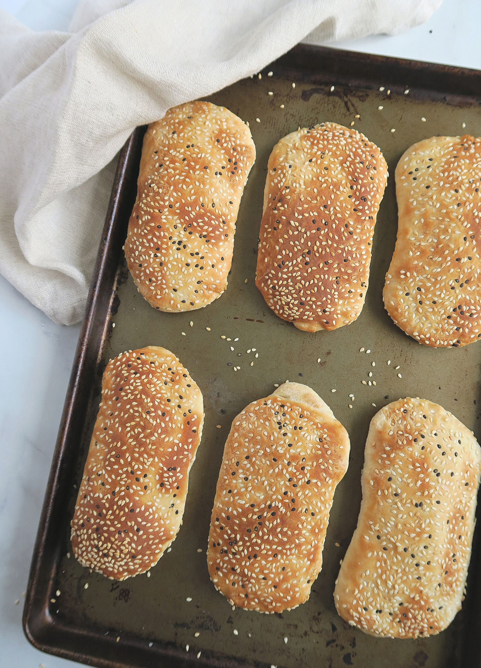 Chinese Sesame Flatbread (Shaobing) - Taiwanese Traditional