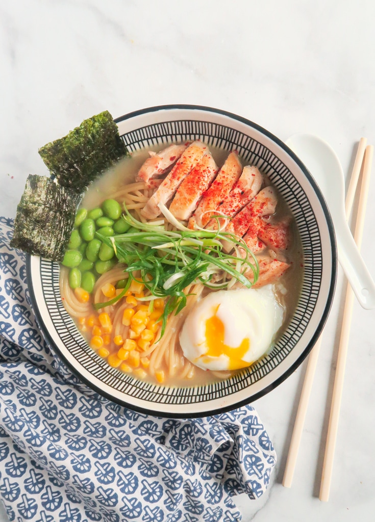 The Best Homemade Chicken Ramen (Easy Ramen Recipe) - The Flavor