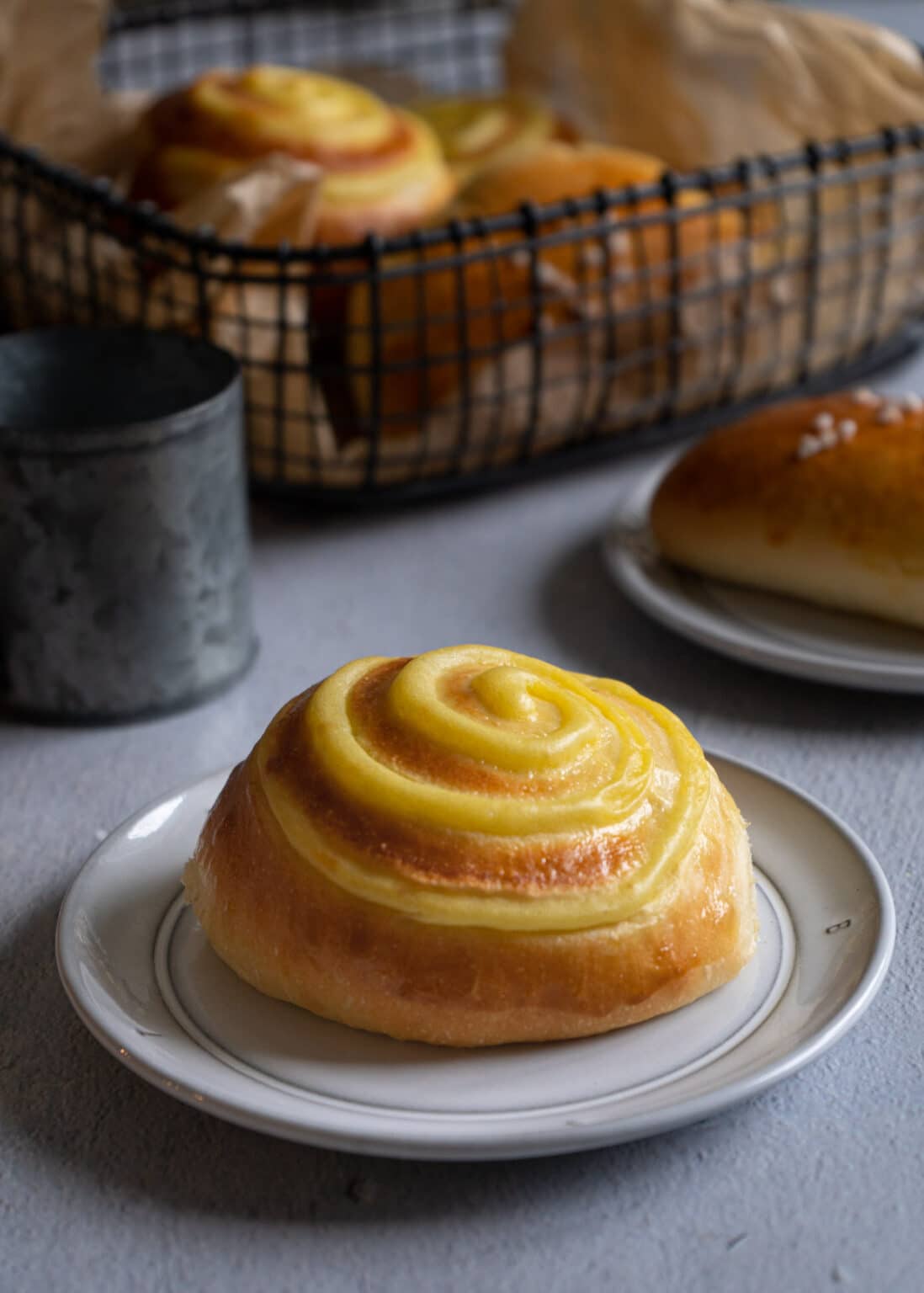 Baked Custard Bun (Cream Pan) - Cooking in Chinglish