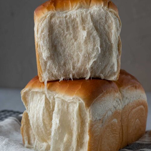 Inside of milk bread.
