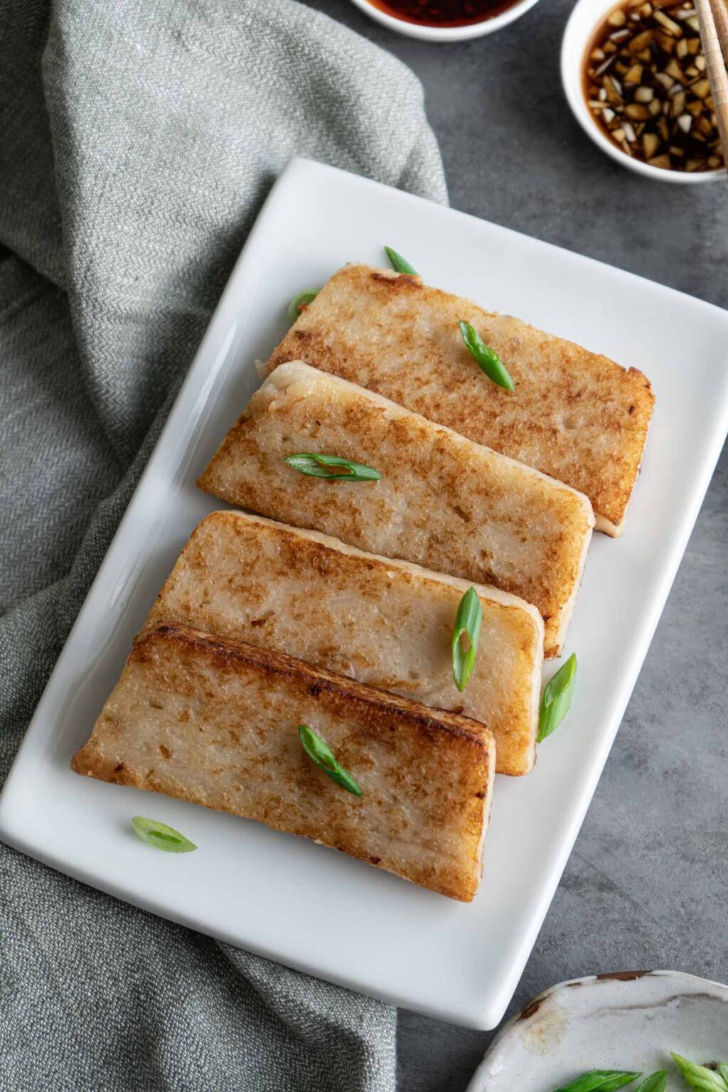 Taiwanese Turnip Cake (Made With Basmati Rice) Cooking in Chinglish