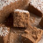 Taiwanese brown sugar cake cubes.